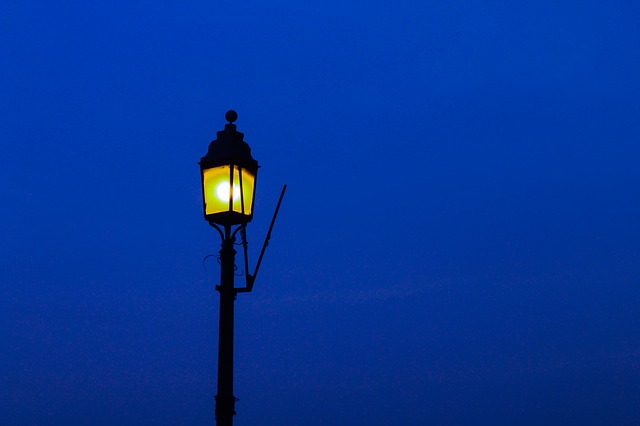 romantická lampa